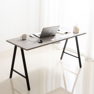 [아울렛] 프레일 1500 콘센트형 일자책상