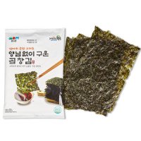 완도맘 구운곱창김 20g 10봉 바삭하고 맛있는 소금 기름없는 김