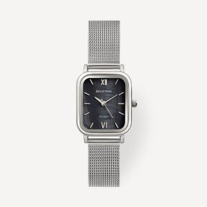 Harbor mesh watch (하버 메쉬 워치) Black Silver