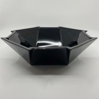 포스토리아 블랙 글랫 “Design by Sakier" 보울 Fostoria Black Glass "Design by Sakier" Bowl circa 1930