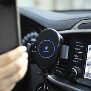 [SMARTEK] 스마텍 9V 차량용 자동 슬라이드 고속 무선충전 거치대 #