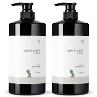 살림백서 오푼티아 앤 밤부 바디워시 베이비파우더향  1000ml  2개