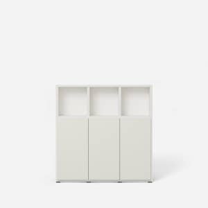 샘 책장 3단 120cm 수납형 시공 (컬러 택1)