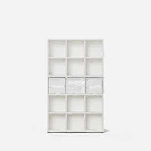 샘 책장 5단 120cm 서랍형 시공 (컬러 택1)