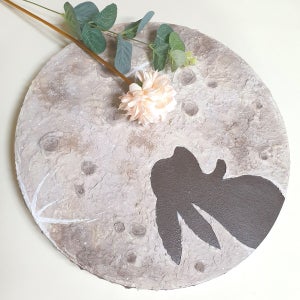 🌕 달 토끼 🐇 계묘년 캔버스 액자, 에스텔 문