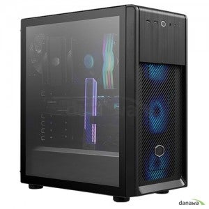 쿨러마스터 ELITE 500 강화유리 (블랙)