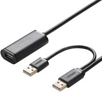 유그린 U-20214 USB2.0 USB전원 연장 리피터 케이블 (10m) 강원전자