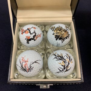 사군자 고급아트 골프공세트 (타이틀리스트pro V1 새, 줄리캘리