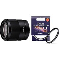 세트 구매 소니 디지털 일안 카메라αE마운트용렌즈SEL35F18F(FE 35mm F1.8) 풀 사이즈 &amp; Kenko 카메라용 필터 MC 프로텍터 NEO 55mm 렌즈 보호용