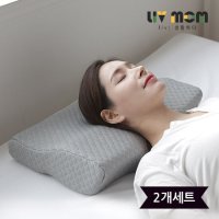 리브맘 3D 메모리폼 누빔 베개 1+1