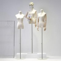 투명마네킹 미니마네킹 아크릴 바닥 의류점 여자 모델 소품 반신 윈도우 런웨이는 웨딩
