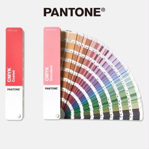 팬톤 PANTONE 컬러칩 CMYK 코팅, 비코팅 (2권) GP5101C 인쇄 출력 컬러북