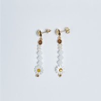 텐바이텐 로울 Swarovski stone daisy earrings