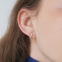 러브미몬스터 Curve Stick Earrings