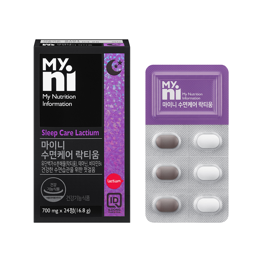 마이니 수면케어 <b>락티움</b> 700mg x 24정
