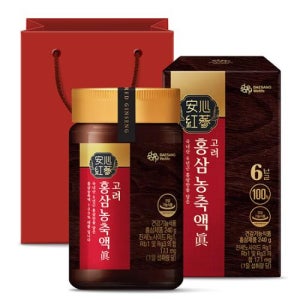 대상웰라이프 고려홍삼농축액 진 240g 100% 홍삼농축액 액기스 엑기스 국내산 6년근 홍삼 진세노사이드 건강기능식품