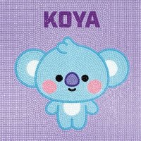 아이러브페인팅 DIY 보석십자수 큐빅페인팅 BT21 BABY KOYA 25X25