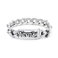 FRANKY 925 은 해골체인 스컬체인 팔찌 남자 BRACELET