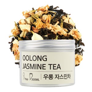 자스민차 우롱차 잎차형