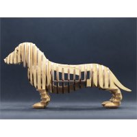 자연과디자인 3D-woodcraft 닥스훈트 입체퍼즐