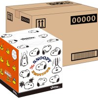 클리넥스 티슈 큐브 몰드 160매(80쌍) 스누피 X 12박스