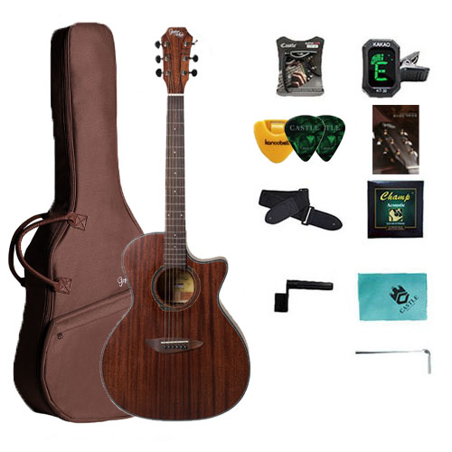 고퍼우드 어쿠스틱 기타 G230MC Transparent dark brown