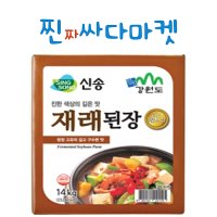 신송식품 신송 신송 강원도 재래된장 14kg 까만된장 대용량 업소용