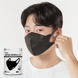 미마마스크 미마 보건용 마스크 KF94 검정 중형 30개입