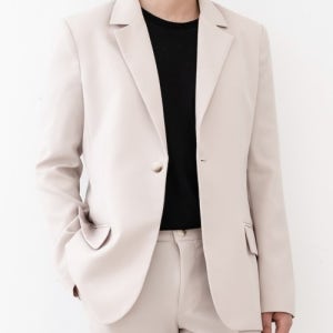 세턴 베이직 블레이저 자켓 (베이지),키작은남자,키작남