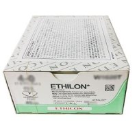 에치콘 봉합사 나일론 에치론 ETHILON 1696G (7/0 11mm 3/8c cut 45cm 12p 블랙)