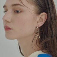 리드롤 circle drop earring