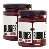 루비스 Rubies Rubble Onion Chilli Relish 양파 칠리 렐리쉬 200g 2병