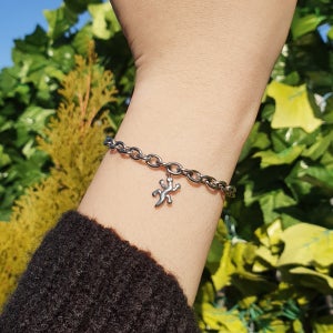 소아암 백혈병 후원 기부팔찌 써지컬스틸 도마뱀팔찌, 이즈맹