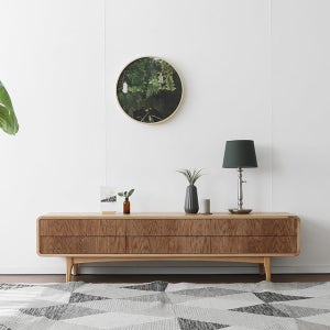 [오크] M형 거실장 투톤컬러