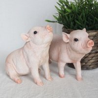 리얼피크 분홍이세트 돼지장식품 인테리어소품
