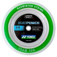 요넥스 YONEX 배드민턴 스트링스 BG80 파워 0 롤 100m BG80P1