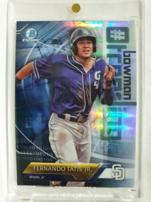 2018 Bowman Chrome 페르난도 타티스 주니어 MLB 야구 카드
