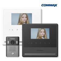 COMMAX 초인종 패키지 4선 아날로그 비디오폰 CAV-43Y