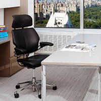 Humanscale 휴먼스케일 프리덤체어 사무용 의자 헤드형 페브릭 알루미늄