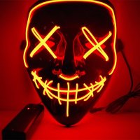 LED 가면 Halloween LED Mask Purge Masks Election Mas