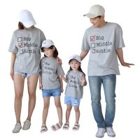 무지개나무 빅리틀 가족티 패밀리룩 커플티 단체티 반팔 티셔츠
