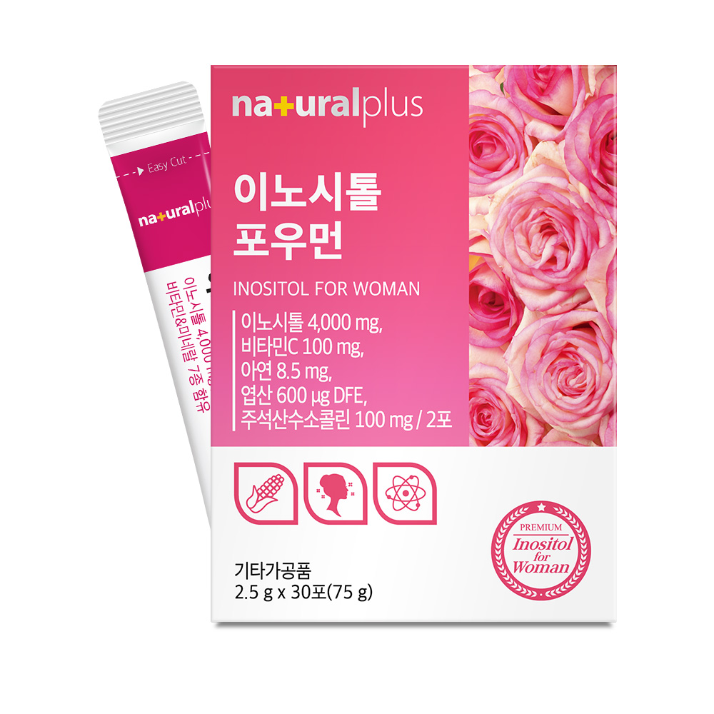 <b>내츄럴플러스</b> 이노시톨 포<b>우먼</b> 2.5g x 30포