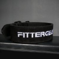 FitterGear 자수판 대중량 웨이트 트레이닝 웨이트 스쿼트 프로텍티브 소가죽 보호 벨트