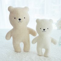 옹아리닷컴 오가닉 통통 곰 애착인형만들기 태교바느질DIY