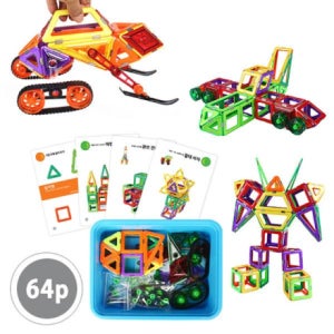 프리미엄자석블럭/64pcs