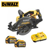 DEWALT 디월트 60V MAX FLEXVOLT 브러쉬리스 충전 원형톱 웜쏘 타입 톱날 미포함 3 0Ah 배터리 DCS577X2