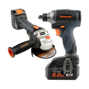 아임삭 충전 콤보 세트 BL18GX7 18V 5.0Ah 그라인더 임팩 렌치
