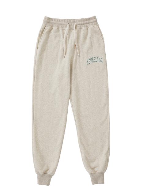 [무디디] Lettering pants 001 Green