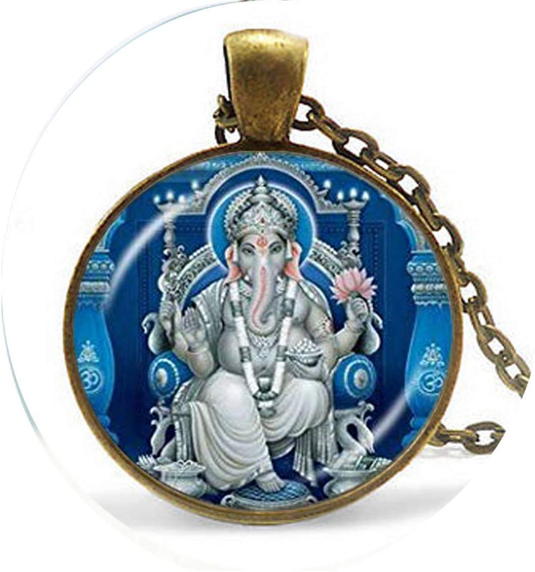 Bronze Pendant with chain Details about   Ganesha Pendant Ganapati Vinayaka Elephant Hindu 