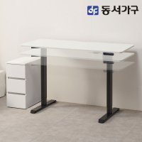 동서가구 소이 전동책상 1400 모션데스크 + 서랍장 YUR123